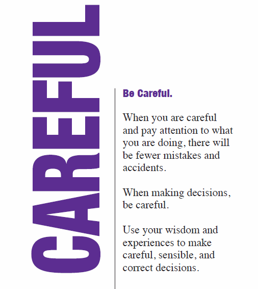 Careful