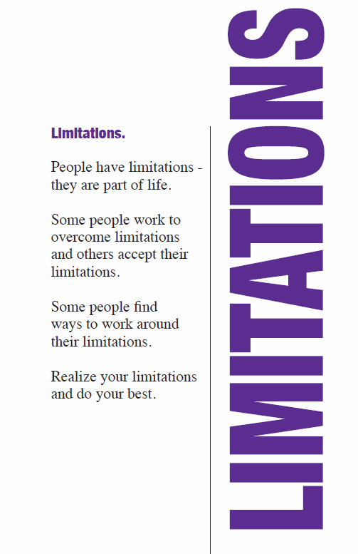 Limitations